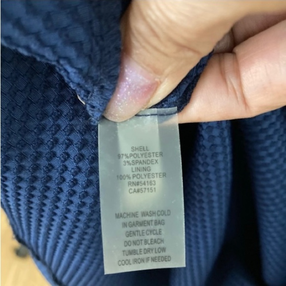 Ellen Tracy Royal Blue Sleeveless With Pockets Size 12 Office Casual Dress BNWT - Picture 6 of 8